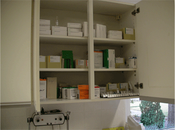 ホモトキシコロジー製剤用の棚